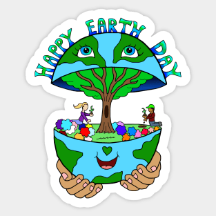 Happy Earth Day Sticker